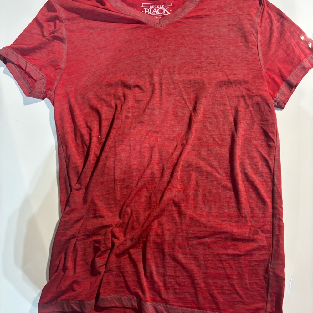 Buckle Red Short Sleeve Tee